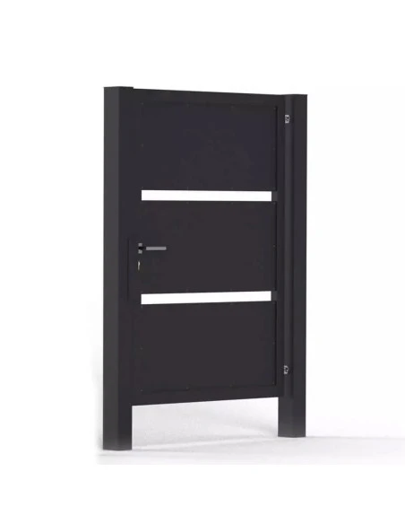 Modern Stahl Pforte Gartentür BR.16