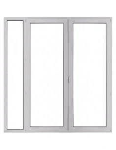 Kunststoff Balkontür Terraseentür PVC 2000 x 2150 mm Festverglasung | Dreh | Dreh-Kipp | Bodentiefe Fenster