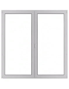 Kunststoff Balkontür Terraseentür PVC 2100 x 2200 mm Dreh | Dreh-Kipp | Bodentiefe Fenster