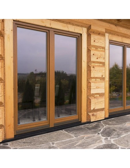 Holzfenster 910 x 2480 mm Meranti kantelholz Dreh