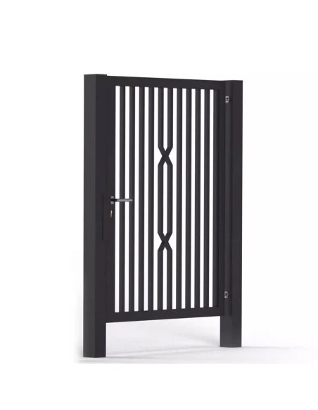 Modern Stahl Pforte Gartentür BR.25