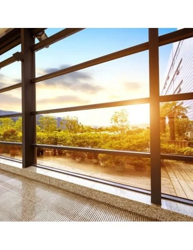 Aluminium Fenster Festverglasung 400 x 1000 mm MB-79N