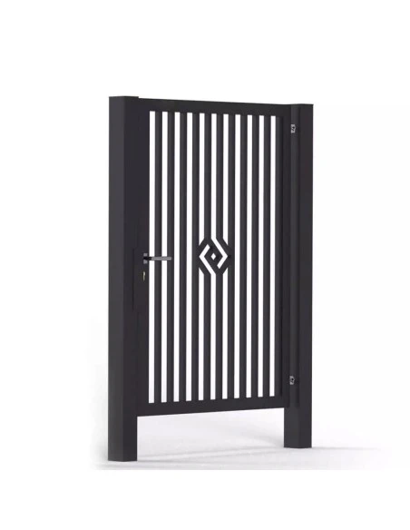 Modern Stahl Pforte Gartentür BR.26
