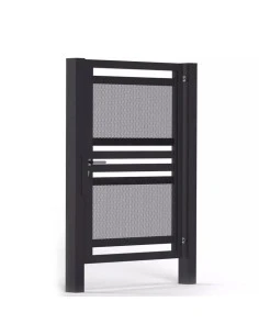 Modern Stahl Pforte Gartentür BR.29