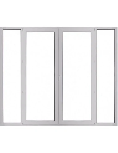 Kunststoff Balkontür PVC 2600 x 2200 mm Terrassentür Festverglasung | Dreh | Dreh-Kipp | Festverglasung | Bodentiefe Fenster