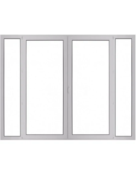 Kunststoff Balkontür 2800 x 2200 mm Terrassentür Festverglasung | Dreh | Dreh-Kipp | Festverglasung | Bodentiefe Fenster