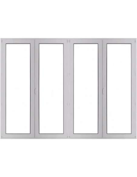 Kunststoff Balkontür 2800 x 2100 mm Terrassentür Dreh | Dreh-Kipp | Dreh | Dreh-Kipp | Bodentiefe Fenster