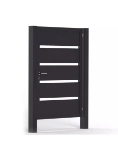 Modern Stahl Pforte Gartentür BR.32