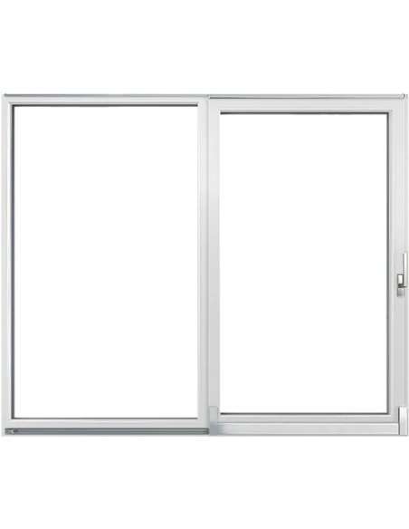 PSK Terrassentür Balkontür PVC 2500 x 2100 mm Schiebetür | Bodentiefe Fenster