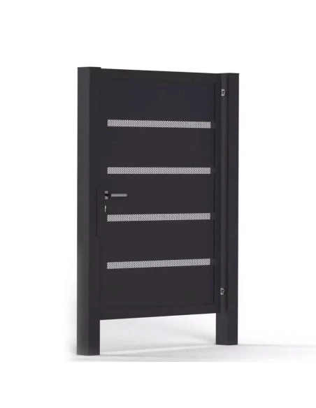 Modern Stahl Pforte Gartentür BR.33