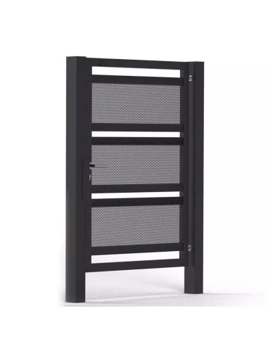 Modern Stahl Pforte Gartentür BR.34