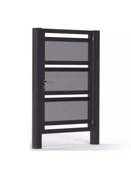 Modern Stahl Pforte Gartentür BR.34