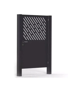Modern Stahl Pforte Gartentür BR.35