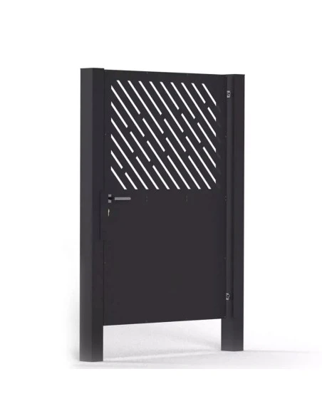 Modern Stahl Pforte Gartentür BR.35
