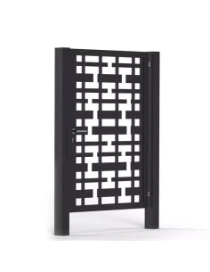 Modern Stahl Pforte Gartentür BR.36