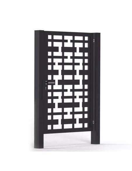Modern Stahl Pforte Gartentür BR.36