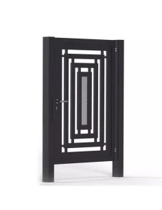 Modern Stahl Pforte Gartentür BR.37