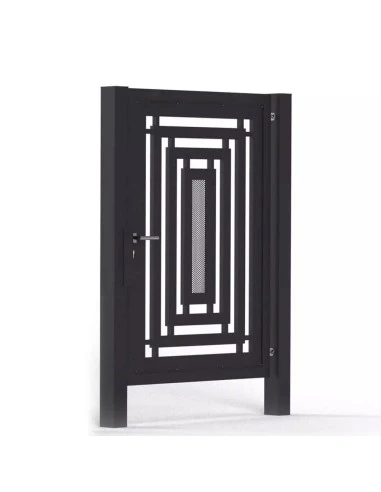 Modern Stahl Pforte Gartentür BR.37