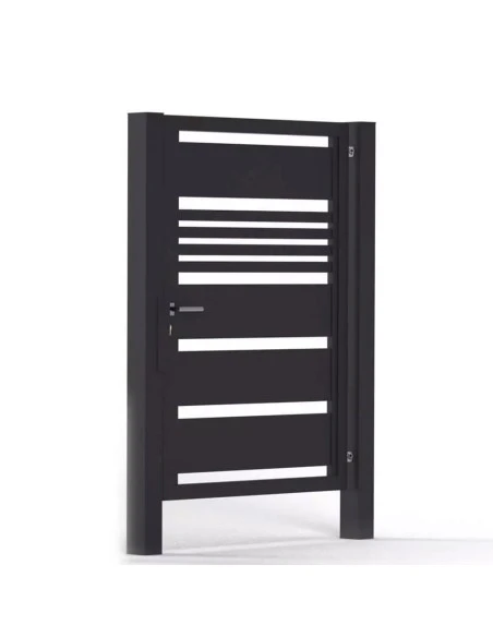 Modern Stahl Pforte Gartentür BR.39