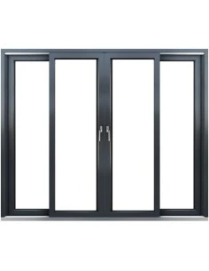 Aluminium Hebe-Schiebetürsystem Terrassentür 2780 x 2300 mm MB-77HS | Bodentiefe Fenster