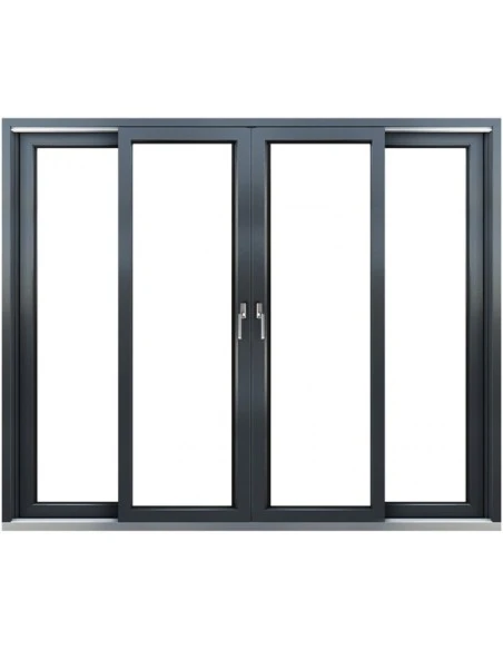 Aluminium Hebe-Schiebetürsystem Terrassentür 2780 x 2300 mm MB-77HS | Bodentiefe Fenster