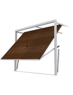 Schwingtor Stahl Garagentor 220 x 220 cm
