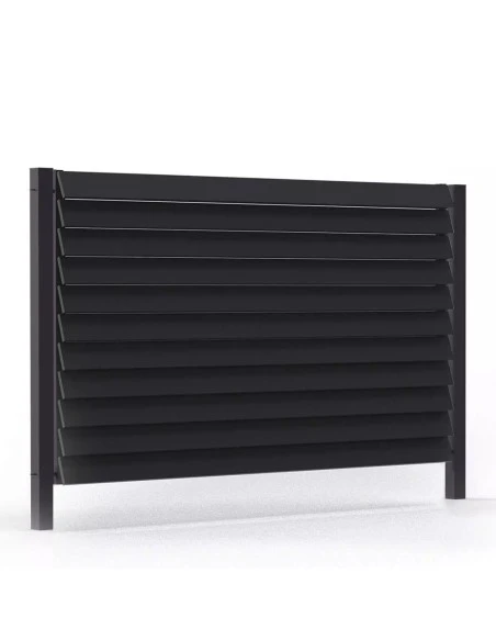 Modern Stahl Gartenzaun Zaunfeld BR.12