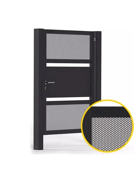 Modern Stahl Pforte Gartentür BR.18