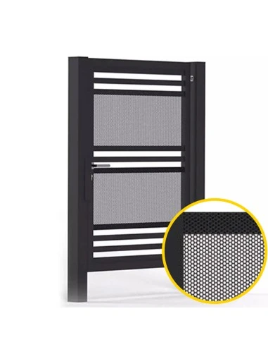 Modern Stahl Pforte Gartentür BR.19