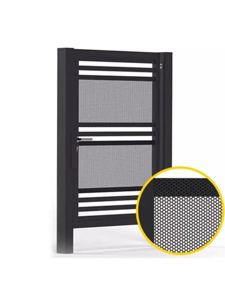 Modern Stahl Pforte Gartentür BR.19