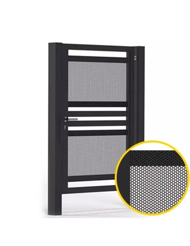 Modern Stahl Pforte Gartentür BR.29