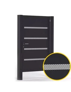 Modern Stahl Pforte Gartentür BR.33 2