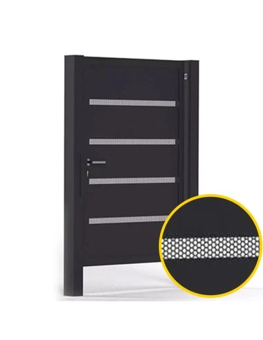 Modern Stahl Pforte Gartentür BR.33