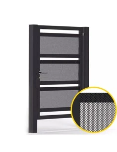 Modern Stahl Pforte Gartentür BR.34 2