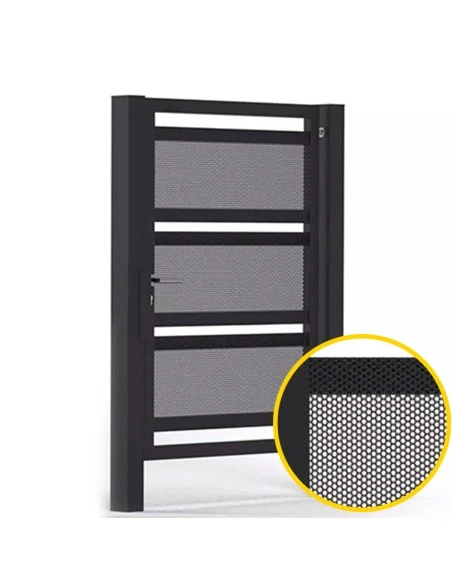 Modern Stahl Pforte Gartentür BR.34