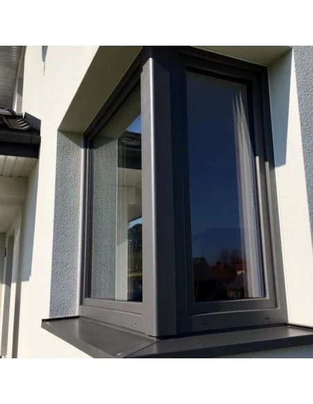 Kunststoff-Alu Fenster 2600 x 2350 mm Festverglasung