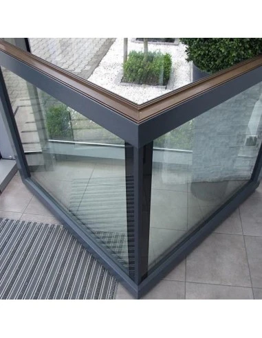 Kunststoff-Alu Fenster 2600 x 2350 mm Festverglasung