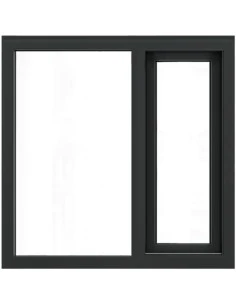 Aluminium Schiebefenster 1190 x 1190 mm MB-77HS