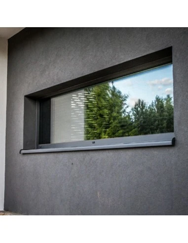 Aluminium Brandschutzfenster 504 x 2000 mm MB-78EI F30 Festverglasung