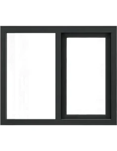 Aluminium Schiebefenster 1390 x 1190 mm MB-77HS
