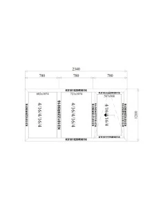 Aluminium Schiebefenster 2340 x 1200 mm MB-77HS 2