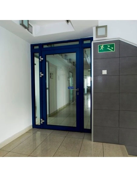 Aluminium Tür Brandschutztür 1030 x 2000 mm MB-60E EI T30