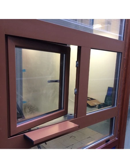 Aluminium Brandschutzfenster 504 x 2000 mm MB-78EI F30 Festverglasung