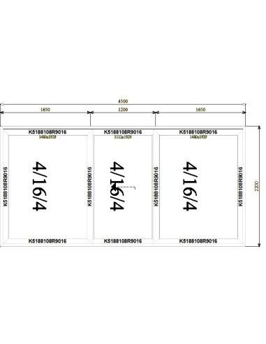 Aluminium Hebe-Schiebetüren Terrassentür 4500 x 2200 mm MB-77HS | Bodentiefe Fenster