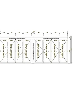Aluminium Falttür Balkontür Terrassentür 6699 x 2729 mm | Bodentiefe Fenster 2