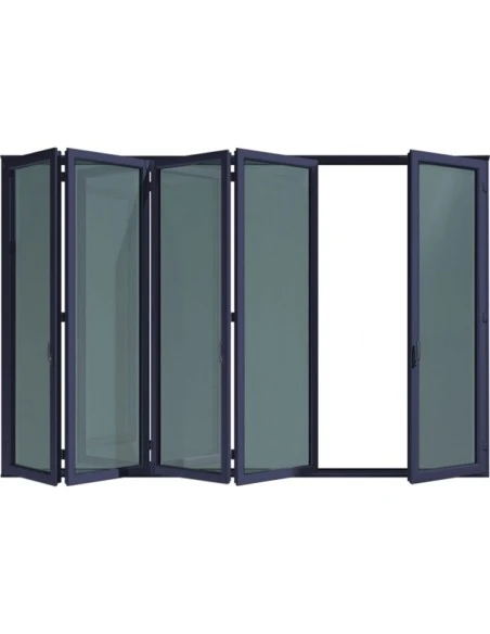 Aluminium Falttür Balkonür Terrassentür 4000 x 2000 mm | Bodentiefe Fenster