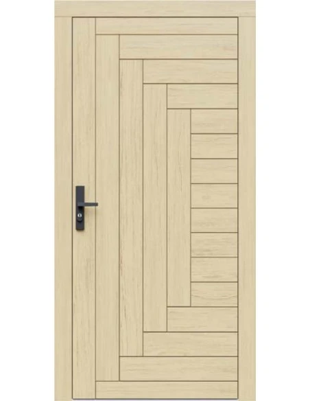 Holz Tür Eingangstür Außentür Karpeno