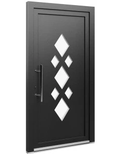 Kunststoff Eingangstür PVC Modell 44