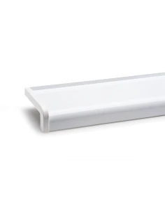 Aluminium Außenfensterbank RAL 9016 Softline