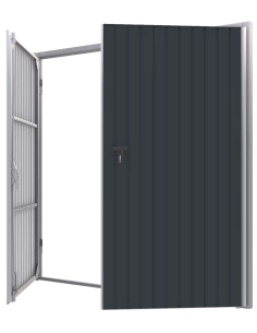 Drehtor Stahl Garagentor Zweiflügeltor Doppelflügeltor 200 x 260 cm